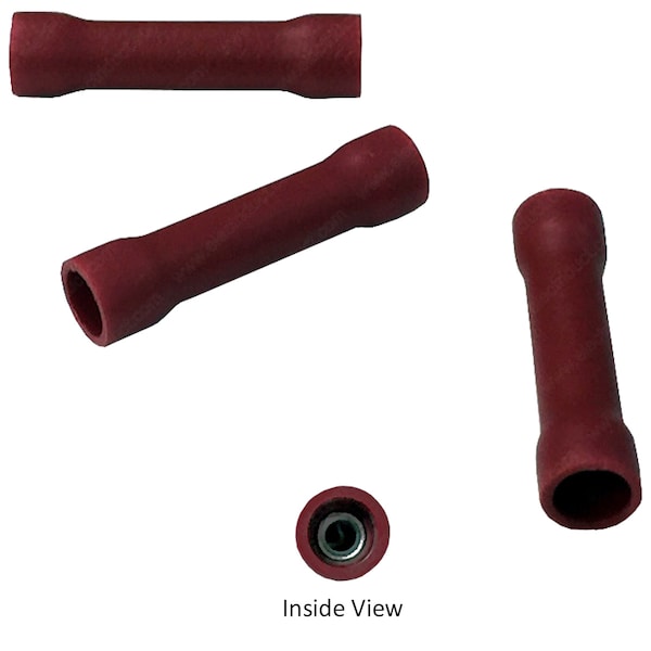 Electriduct Electriduct Vinyl Insulated Butt Splice Connectors, PK1 HS-HP-BTC-RD-1000 - main